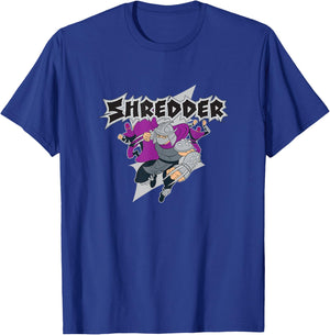 Teenage Mutant Ninja Turtles Shredder Ready To Fight Poster T-Shirt - T-Shirt | Royal