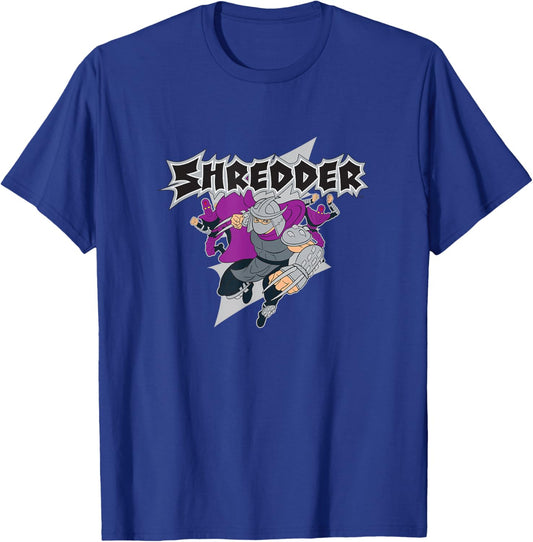 Teenage Mutant Ninja Turtles Shredder Ready To Fight Poster T-Shirt - T-Shirt | Royal