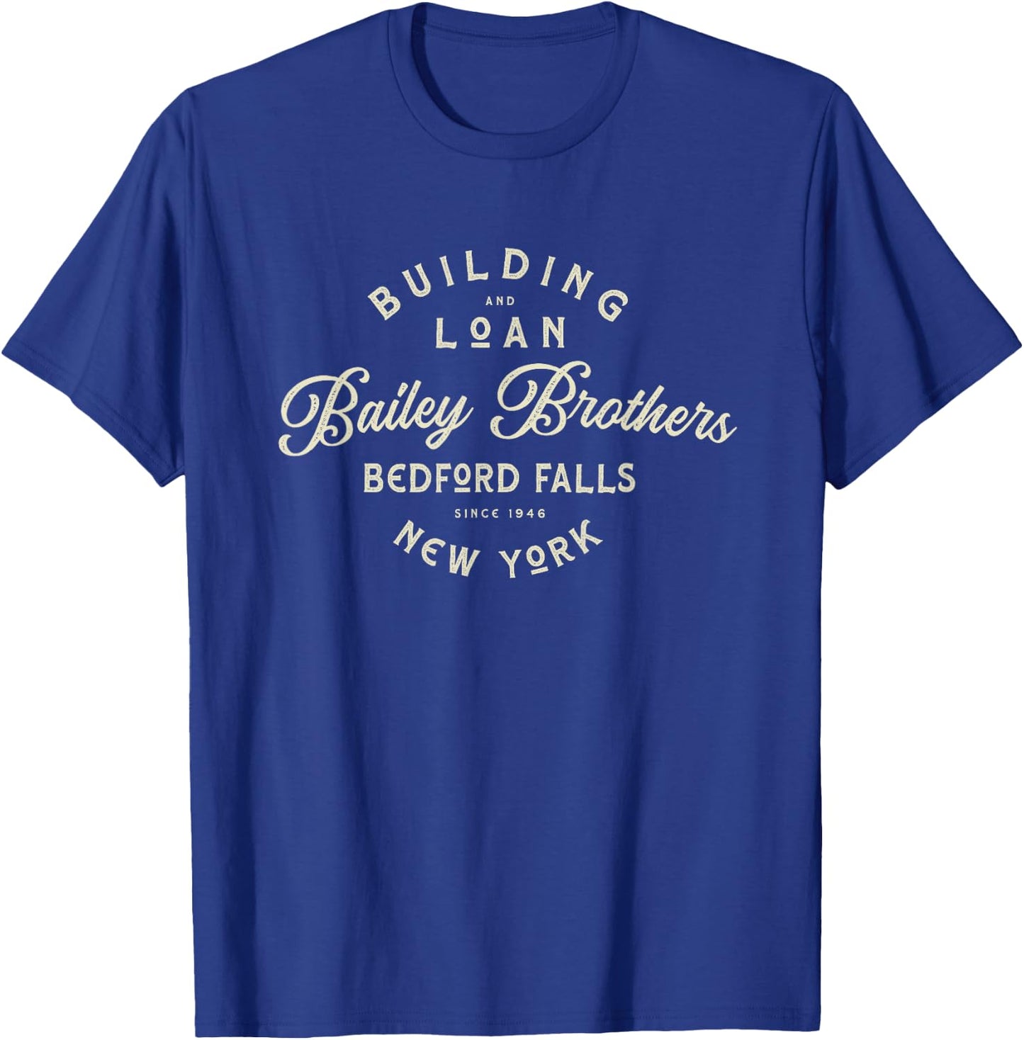 Christmas, Bailey Brothers Building & Loan. Holiday Classic T-Shirt - T-Shirt | Royal