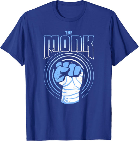 Dungeons & Dragons The Monk Class Combat Logo T-Shirt - T-Shirt | Royal