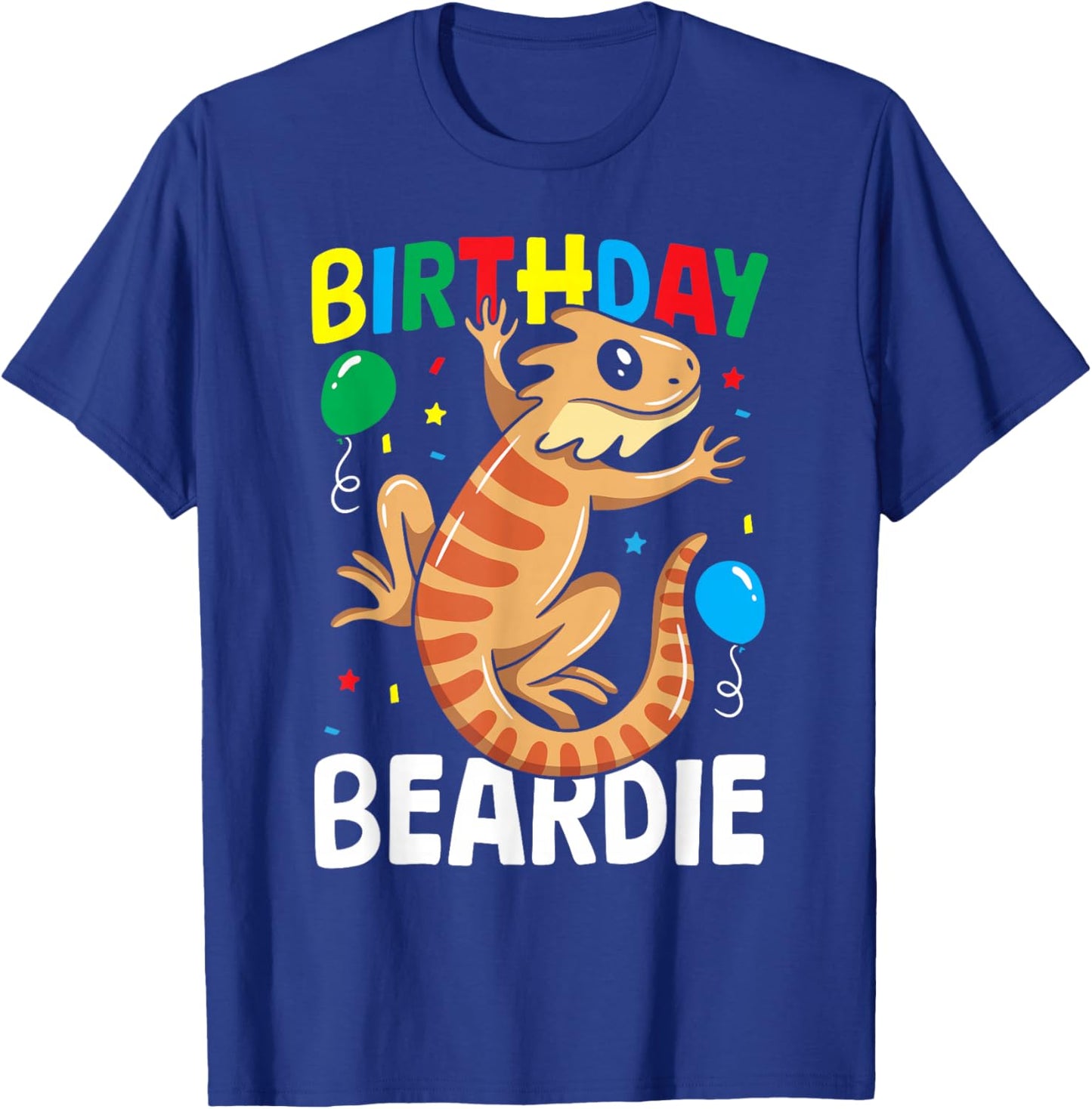 Bearded Dragon Birthday Beardie Cute Kids Bearded Dragon T-Shirt - T-Shirt | Royal