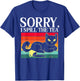 Sorry I Spill The Tea Humorous Sarcastic Retro Cat Lover Men Women Kids T-Shirt - T-Shirt | Royal
