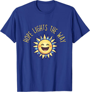Let Hope Light the Way Every Day T-Shirt - T-Shirt | Royal