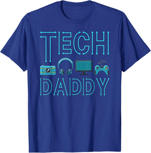 Tech Daddy - Ultimate IT Dad design for Father's Day T-Shirt - T-Shirt | Royal