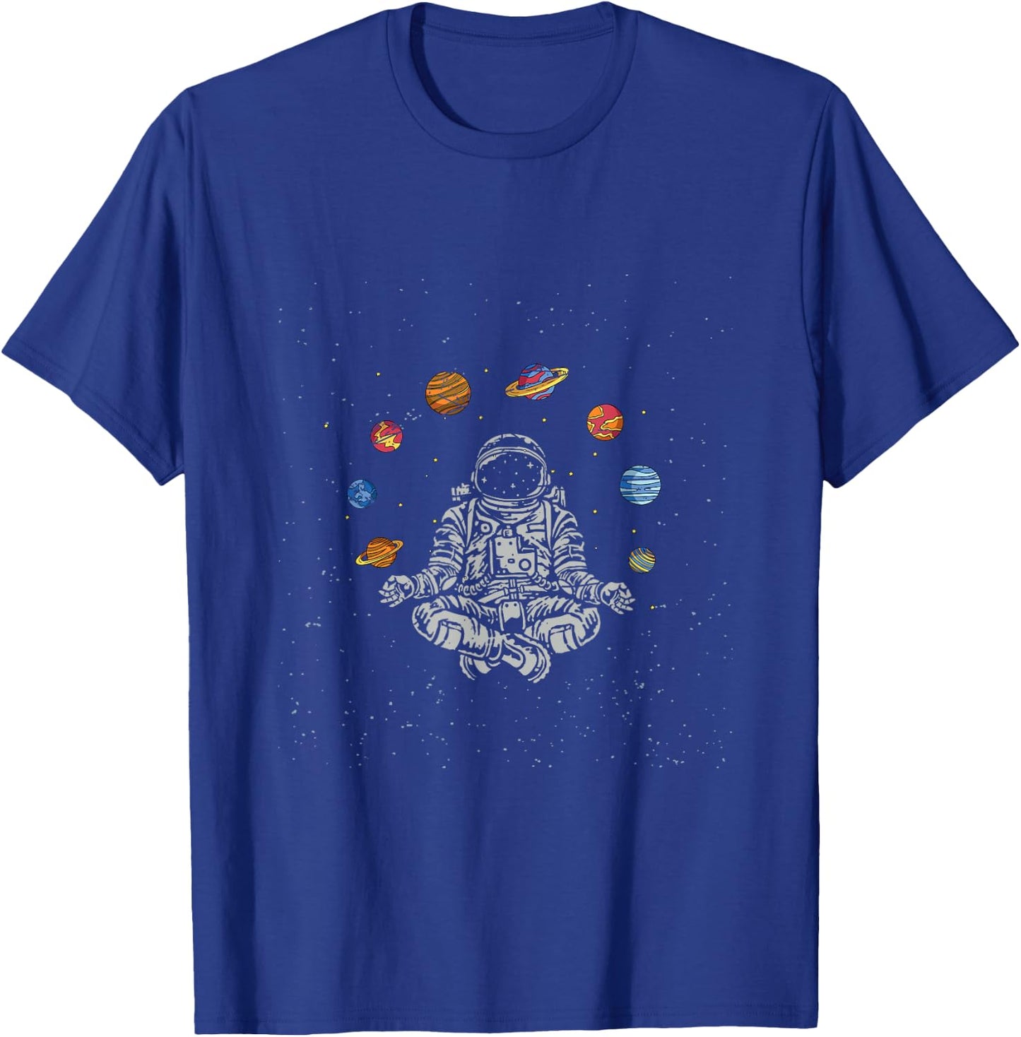 Planets Space Travel Astronomy Astronaut T-Shirt - T-Shirt | Royal