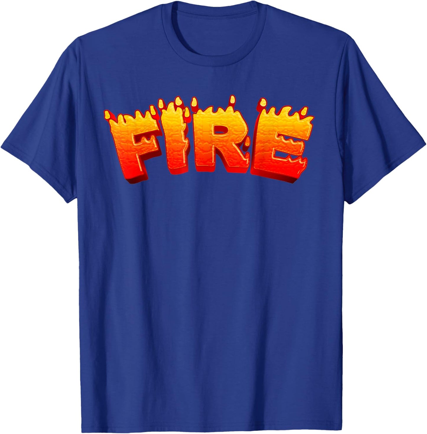 FIRE Funny Halloween Party Costume T-Shirt - T-Shirt | Royal
