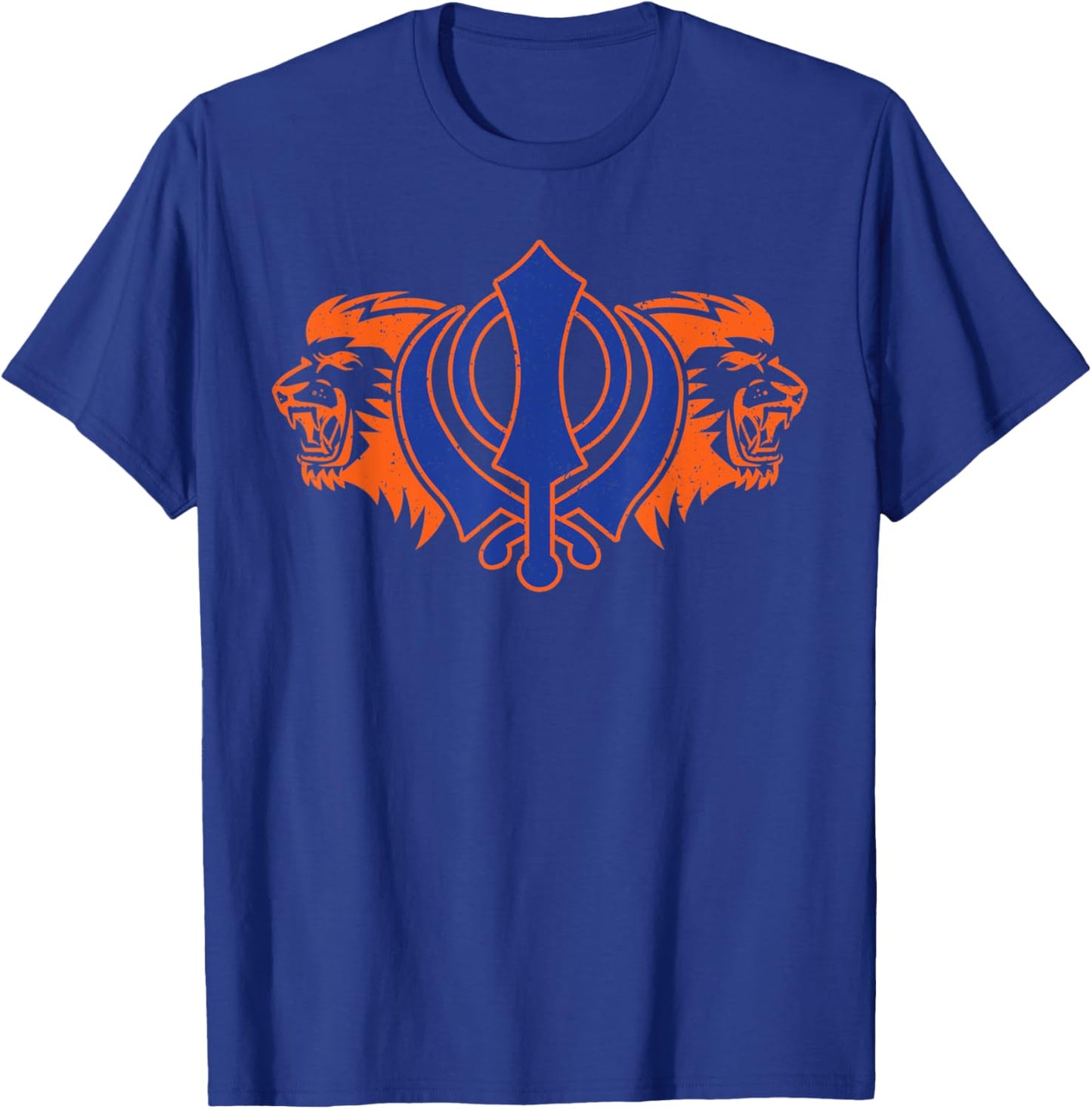 Khanda lions kaur punjabi - sikhism sikh gift T-Shirt - T-Shirt | Royal