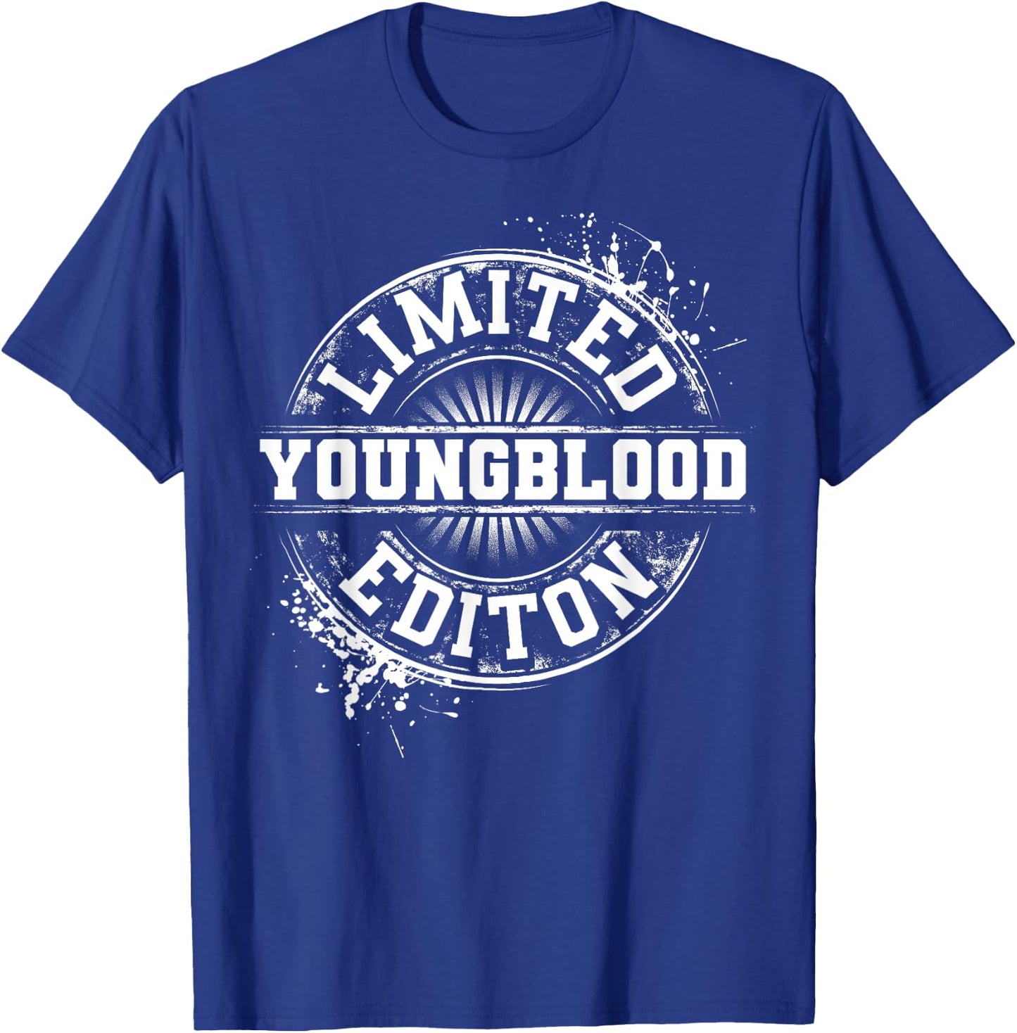 YOUNGBLOOD Funny Surname Family Tree Birthday Reunion Gift T-Shirt - T-Shirt | Royal