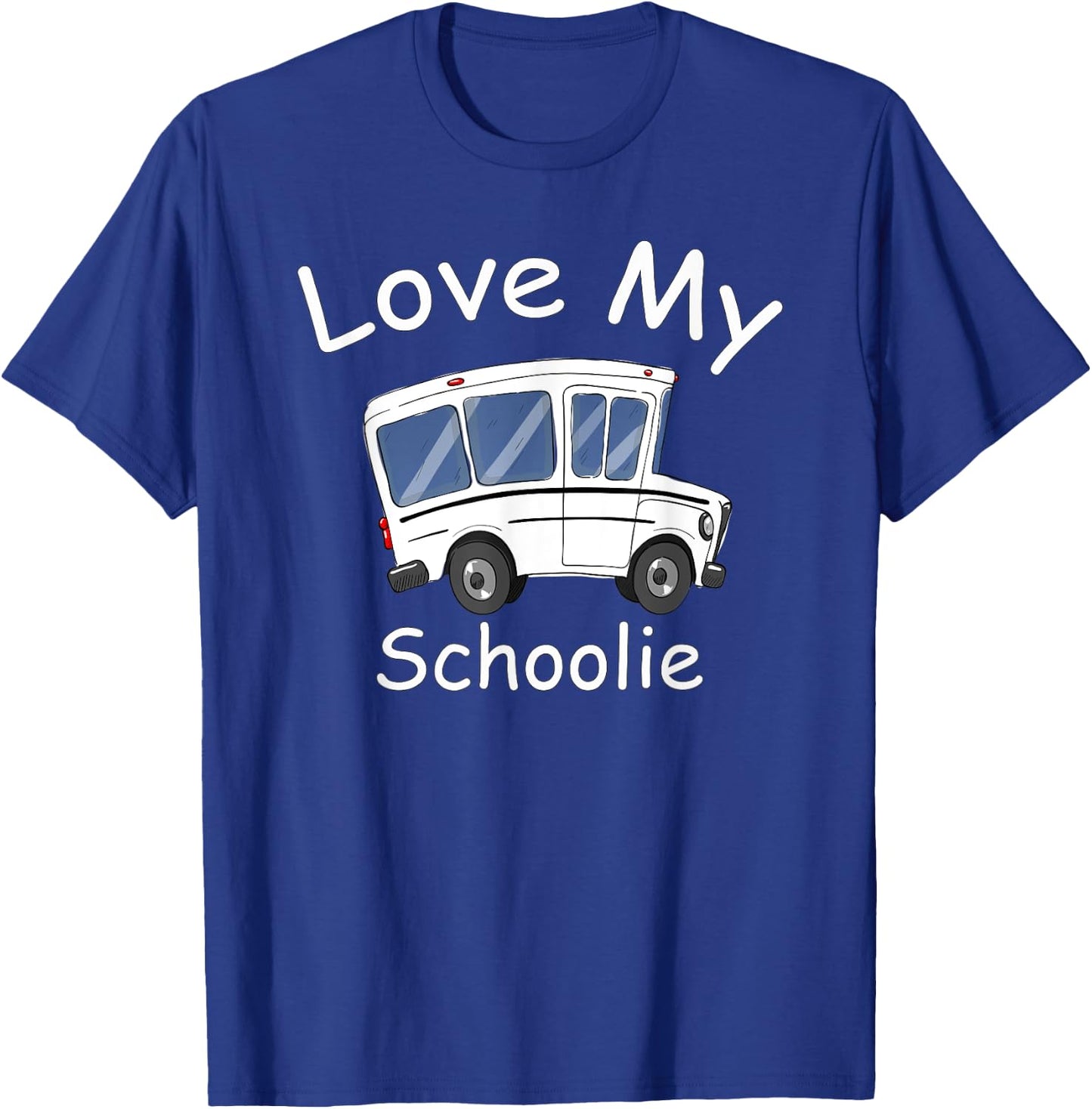 Love my Schoolie life school bus conversion rv camper T-Shirt - T-Shirt | Royal