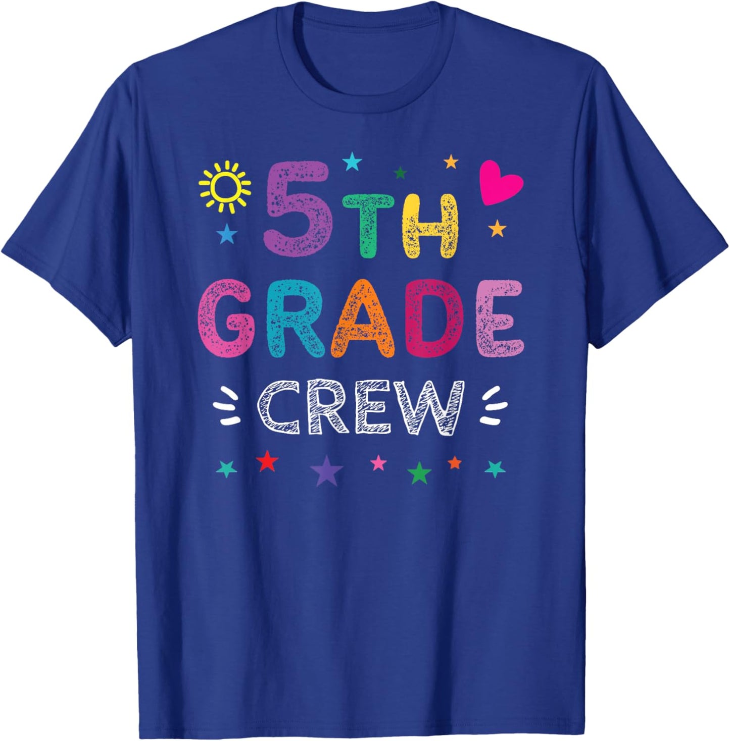 5th Grade Crew Teacher Team Fifth Grade squad T-Shirt - T-Shirt | Royal
