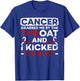 Cancer Grabbed My By The Throat Head And Neck Cancer T-Shirt - T-Shirt | Royal