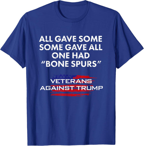 Veterans Anti-Trump Draft Dodger Bone Spurs for Vets Green