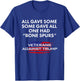 Veterans Anti-Trump Draft Dodger Bone Spurs for Vets Green T-Shirt - T-Shirt | Royal