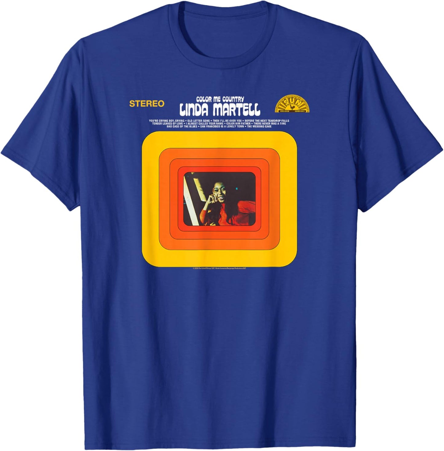 Sun Records X Linda Martell Color Me Country T-Shirt - T-Shirt | Royal