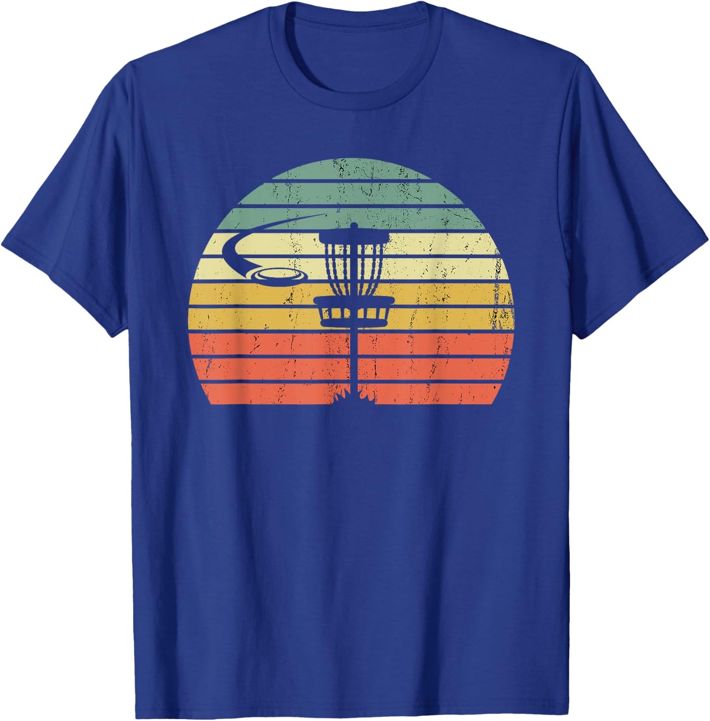 Vintage Disc Golf Retro Frisbee Golf Disc Sport Gift T-Shirt - T-Shirt | Royal
