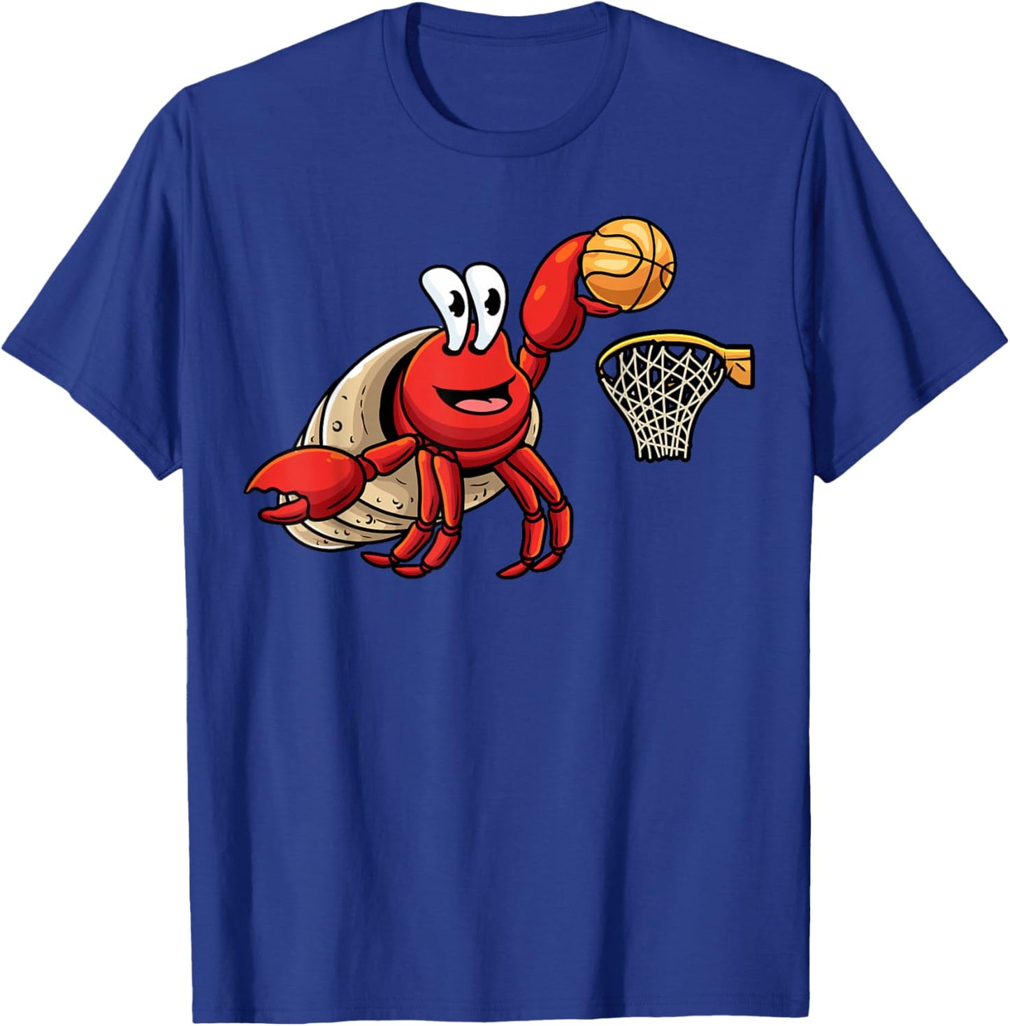 Hermit Crab Basketball Player Sea Animal T-Shirt - T-Shirt | Royal