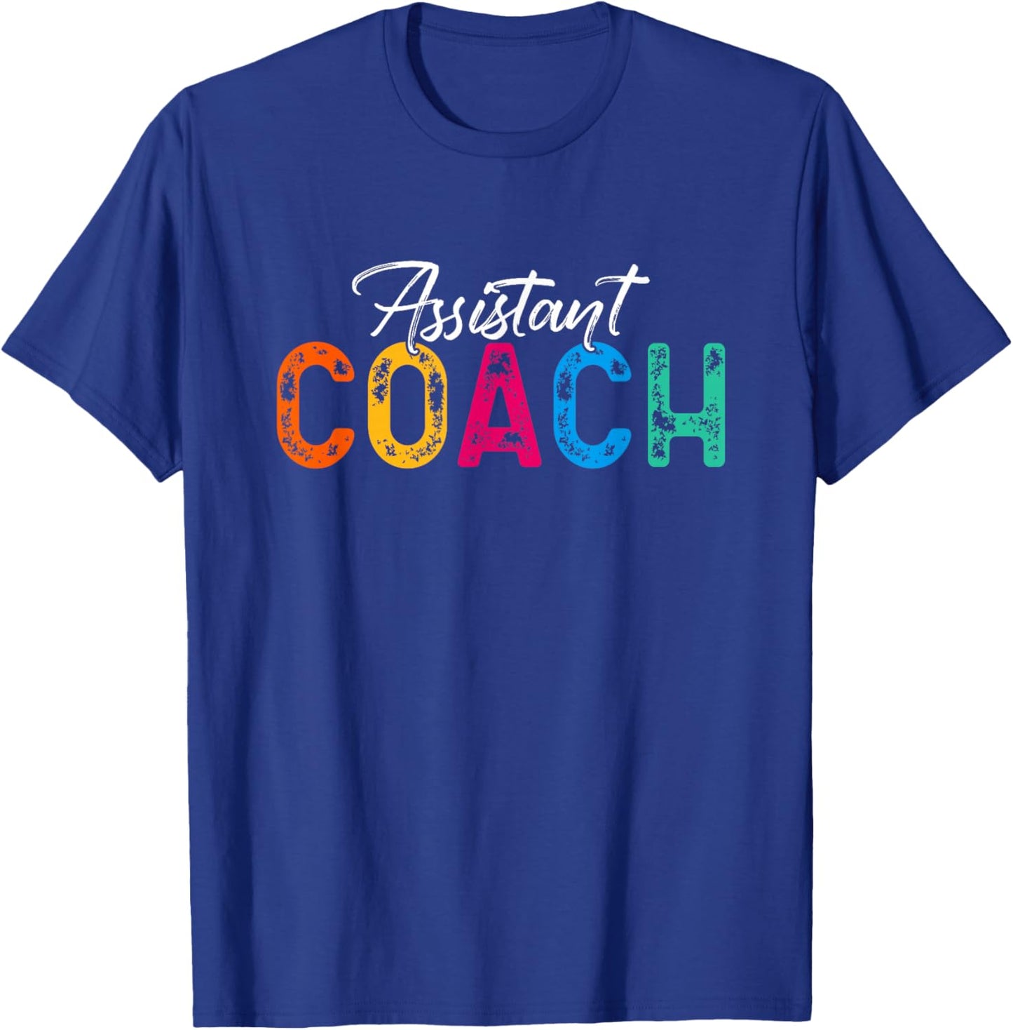 Assistant Coach Funny Sports Coaching Design Women T-Shirt - T-Shirt | Royal