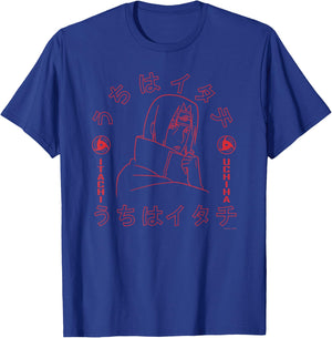 Naruto Shippuden Itachi of the Sharingan Short Sleeve T-Shirt - T-Shirt | Royal