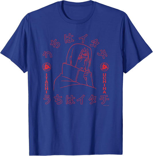 Naruto Shippuden Itachi of the Sharingan Short Sleeve T-Shirt - T-Shirt | Royal