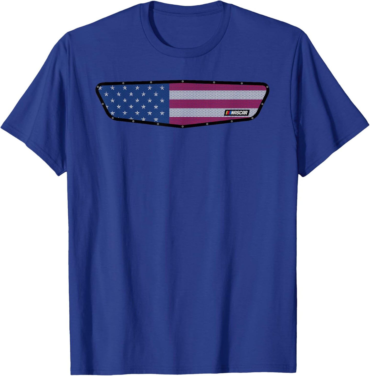 Nascar American Flag Grille T-Shirt - T-Shirt | Royal
