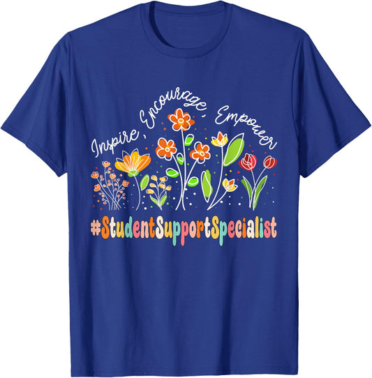 Student Support Specialist Appreciation Week Back to School T-Shirt - T-Shirt | Royal