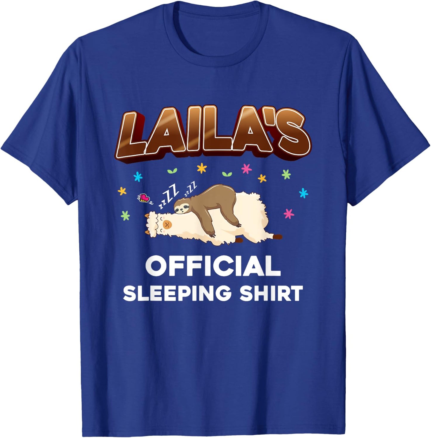 Personalized Laila Birthday First Name Laila T-Shirt - T-Shirt | Royal