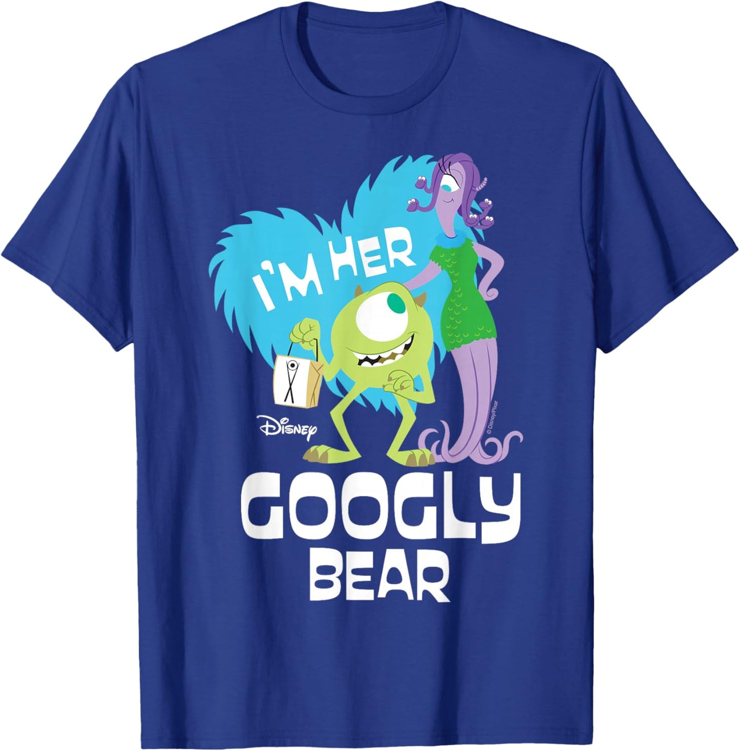 Disney Monsters Inc. - I'm Her Googly Bear T-Shirt - T-Shirt | Royal