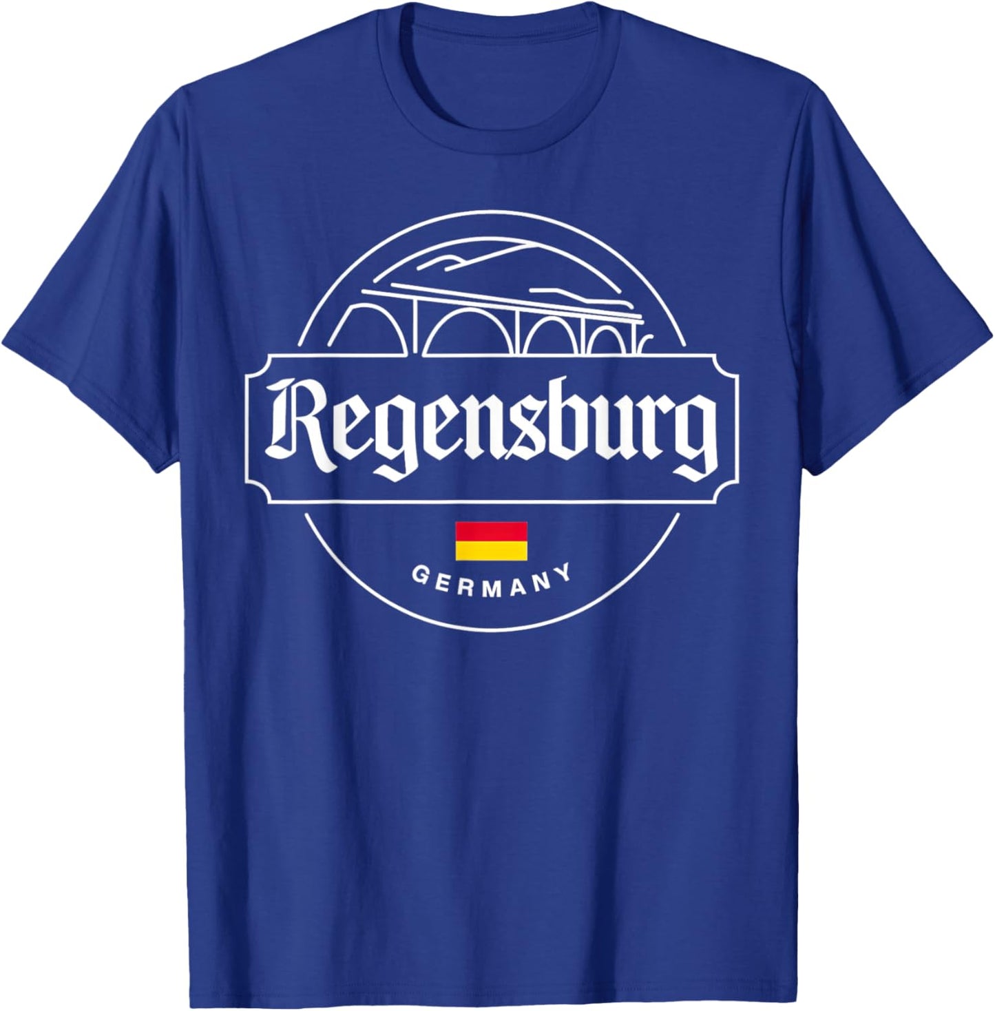 Regensburg Germany City Travel Apparel T-Shirt - T-Shirt | Royal
