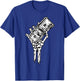 Death Grip Money Hand T-Shirt - T-Shirt | Royal