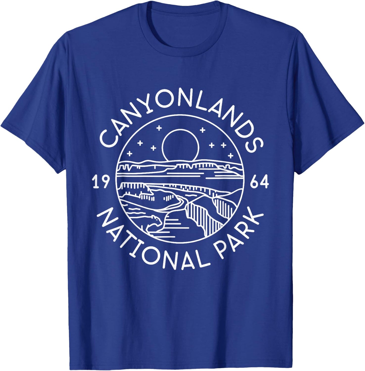 Canyonlands National Park 1964 Colorado Moab Utah T-Shirt - T-Shirt | Royal