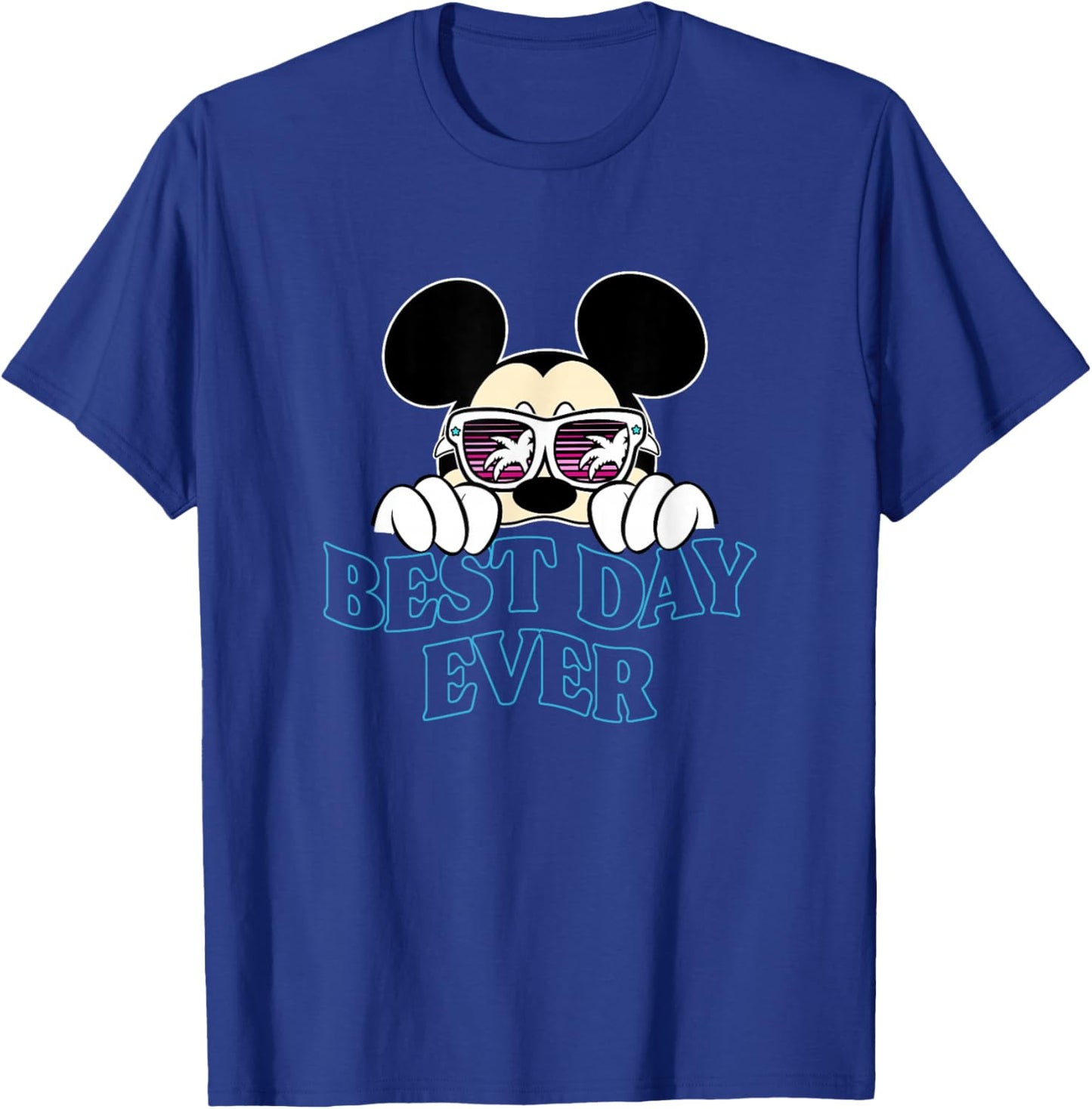 Disney Mickey And Friends Best Day Ever Beach Shades T-Shirt - T-Shirt | Royal