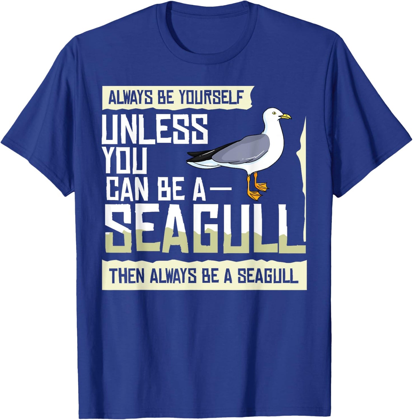 Seagull Seabird Gift Sea Gull Bird T-Shirt - T-Shirt | Royal