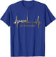 Stuttgart Skyline Herzschlag Fan Herz Liebe I Love Stuttgart T-Shirt - T-Shirt | Royal