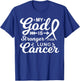 My God is Stronger Than Lung Cancer Awareness Warrior T-Shirt - T-Shirt | Royal