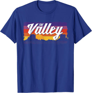 The Classic Valley Vintage Sunset Phoenix Arizona T-Shirt - T-Shirt | Royal