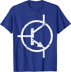 T Transistor symbol Electronic T-Shirt - T-Shirt | Royal
