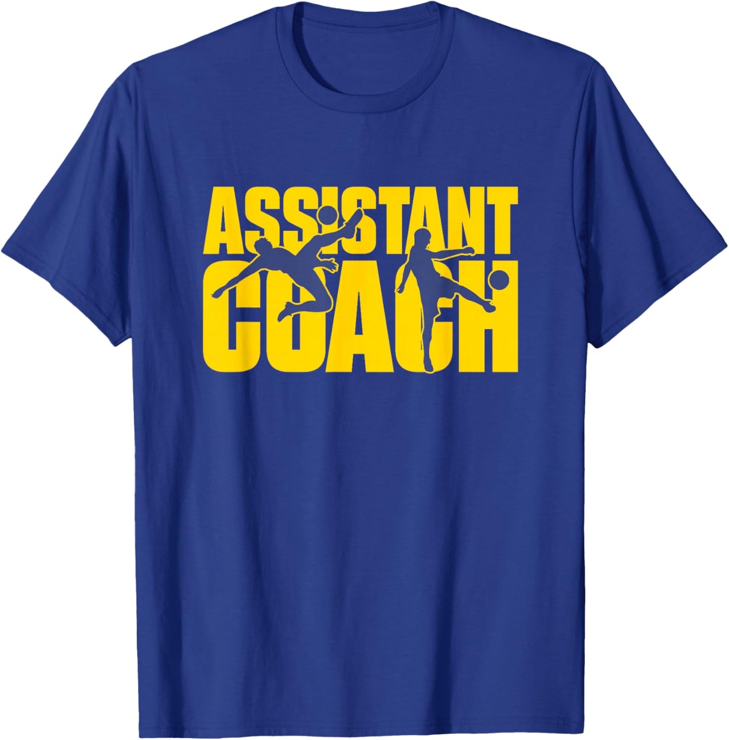 Assistant Soccer Coach T-Shirt - T-Shirt | Royal