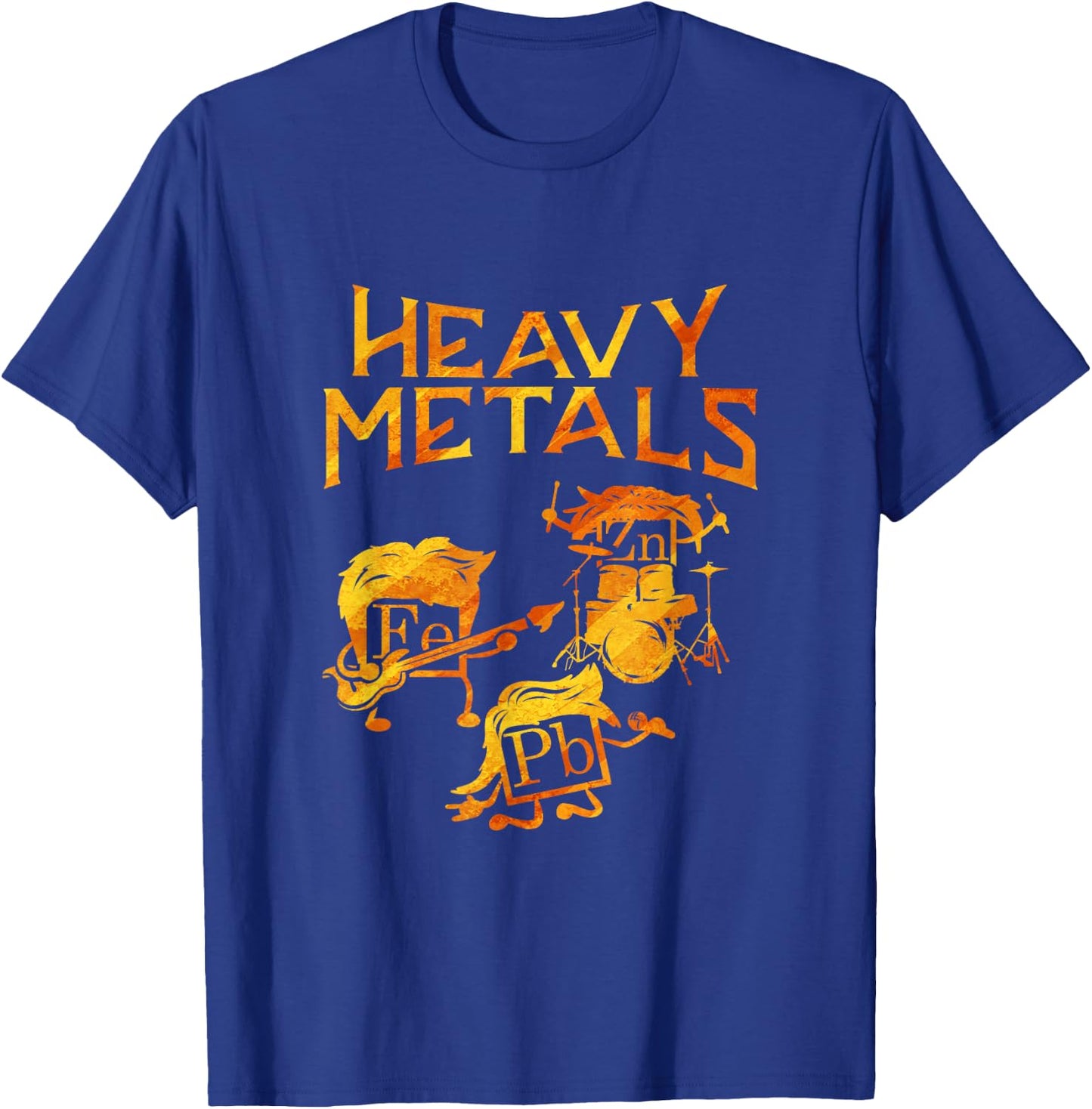 Chemists Funny Gift Chemistry Student Heavy Metals T-Shirt - T-Shirt | Royal
