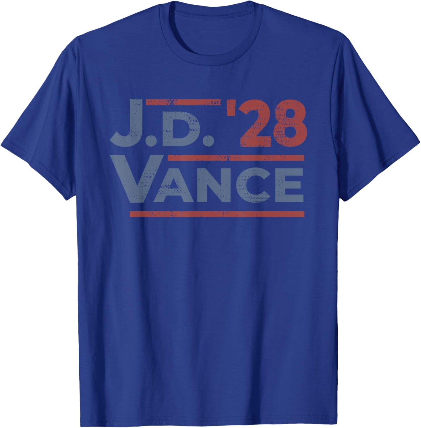 Vance 2028 JD Vance 2028 President Election Campaign Retro T-Shirt - T-Shirt | Royal
