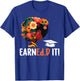 EarnEd.D It Black Doctor Of Education Graduate EdD Doctorate T-Shirt - T-Shirt | Royal