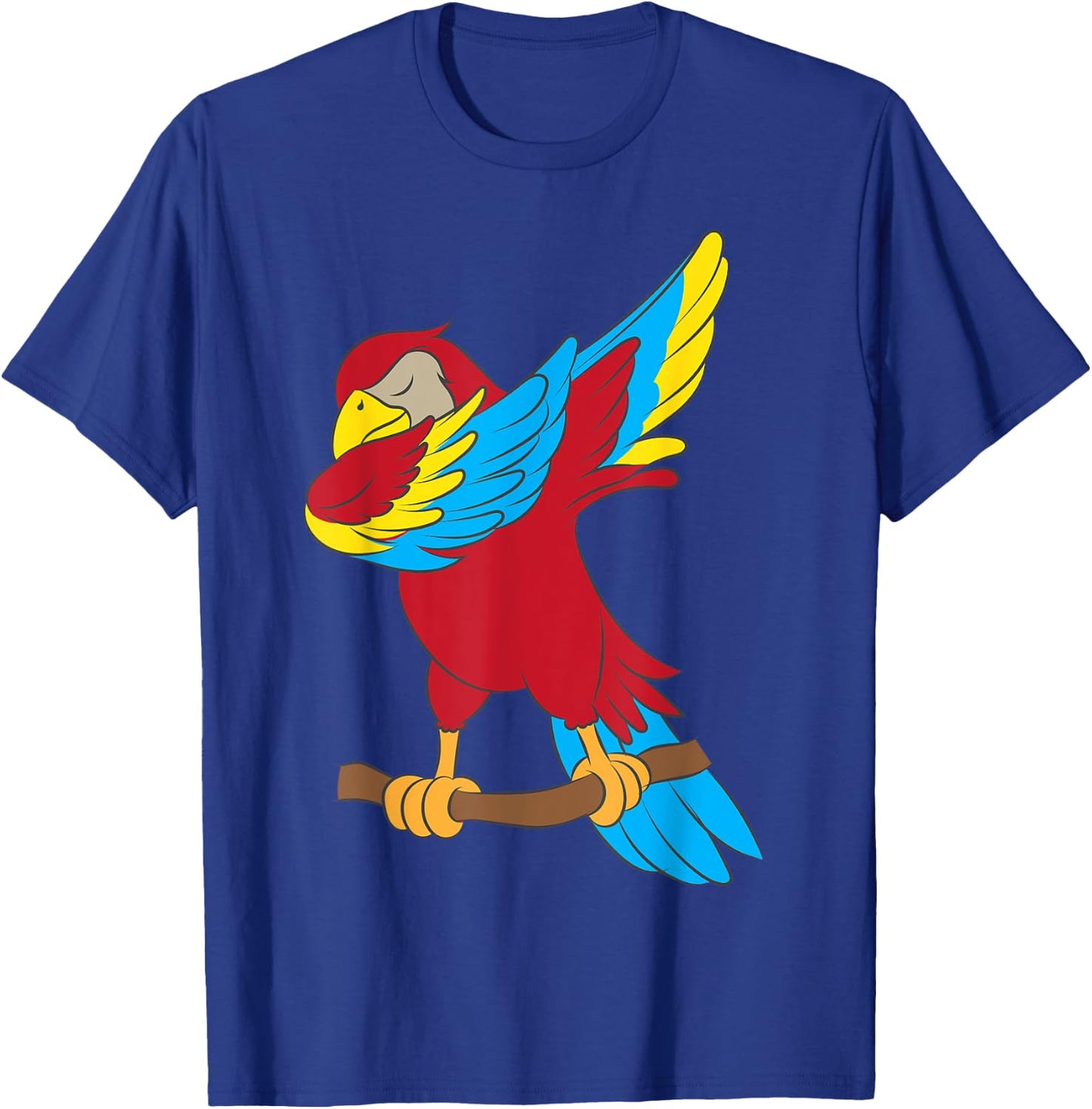 Cool Parrot Art Women Pet Bird Tropical Parrot Lover T-Shirt - T-Shirt | Royal
