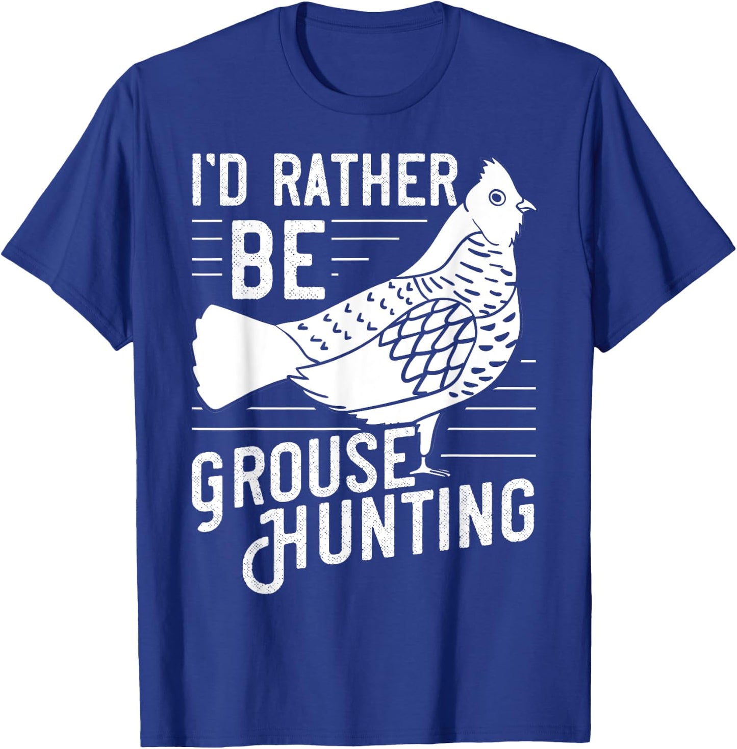 Ruffed Grouse Bird Gift Hunting Spruce Grouse T-Shirt - T-Shirt | Royal