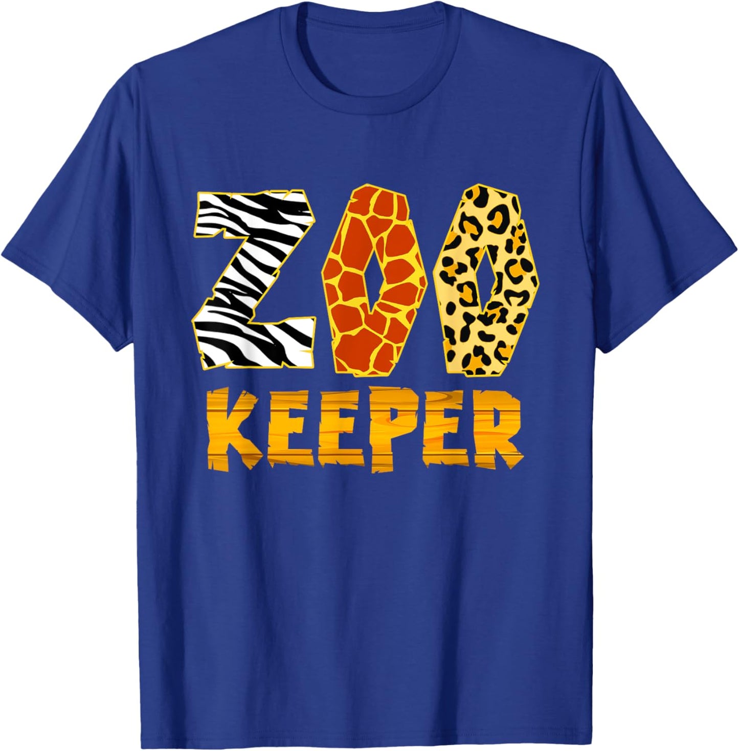 Zookeeper Costume Zoo Keeper African Safari Trip Zebra T-Shirt - T-Shirt | Royal