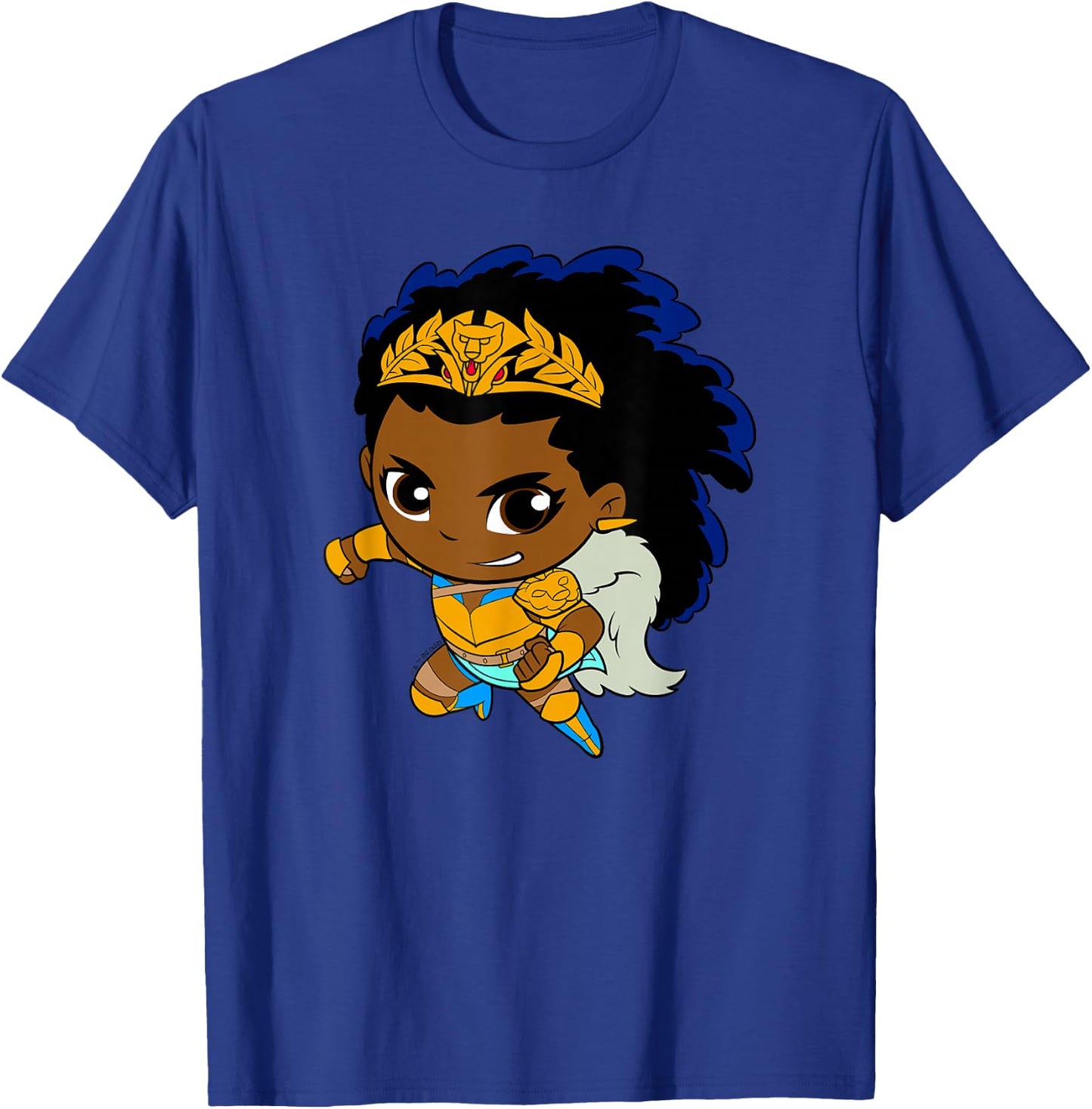 DC Super Friends Nubia Big Character Portrait T-Shirt - T-Shirt | Royal