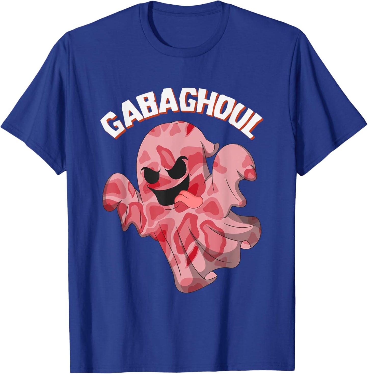 Gabaghoul Ghost Italian Ham Halloween Gabagool Parody T-Shirt - T-Shirt | Royal