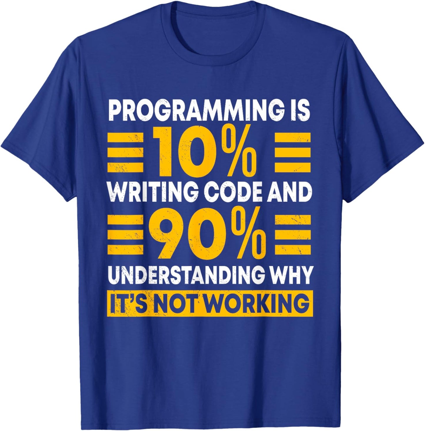 Programmer Software Developer Computer Engineer Coding T-Shirt - T-Shirt | Royal