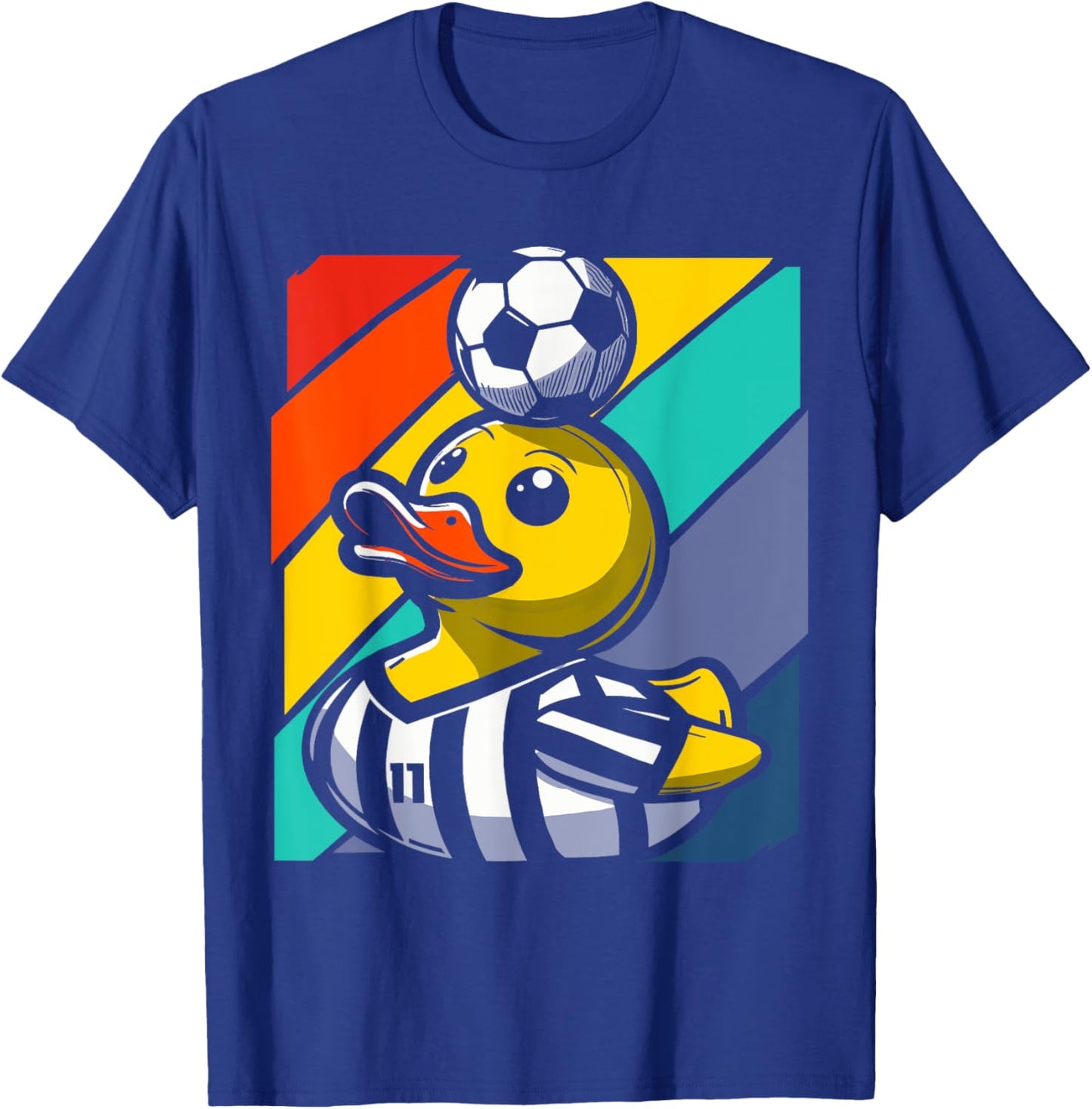 Soccer Rubber Duck T-Shirt - T-Shirt | Royal