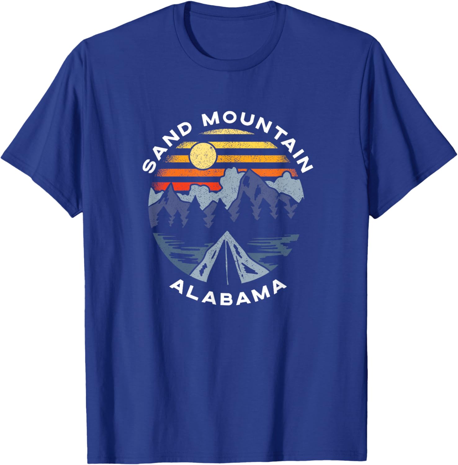 Sand Mountain Alabama Mountains and Forest Vacation Souvenir T-Shirt - T-Shirt | Royal