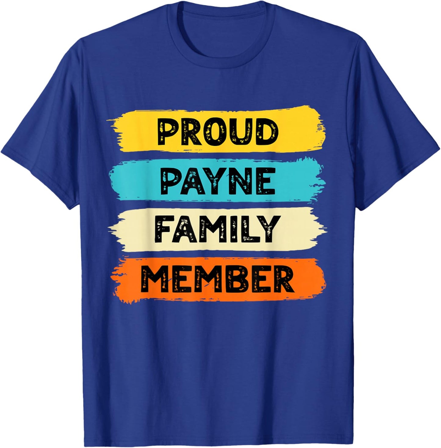 Payne Retro Payne Surname Payne T-Shirt - T-Shirt | Royal