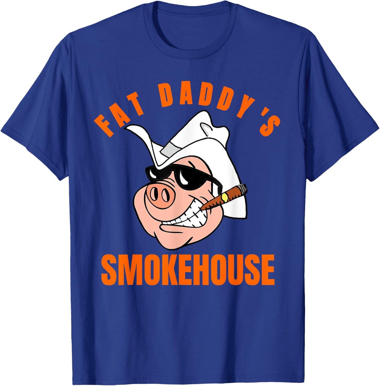 Fat Daddy's Smokehouse BBQ restaurant Souvenir T-Shirt - T-Shirt | Royal